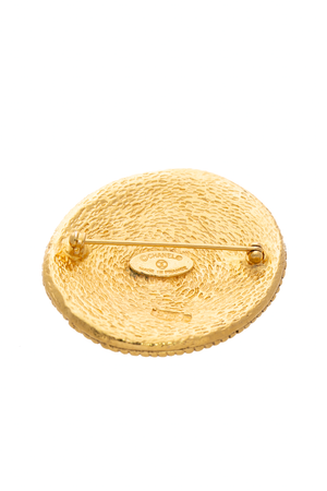 Chanel Angel Oval Brooch 