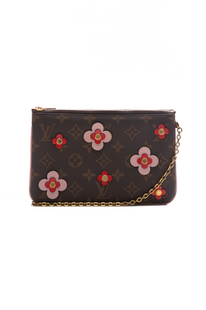 Louis Vuitton Blooming Flowers Double Zip Pochette Bag