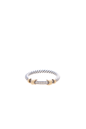 David Yurman  Petit Helena Wrap Band Ring - Size 7.5