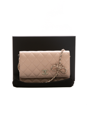 Chanel Bow Wallet on Chain