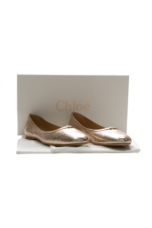 Chloe Marcie Ballerina Flats - Size 40