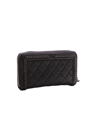 Chanel Boy L-Gusset Zip Wallet