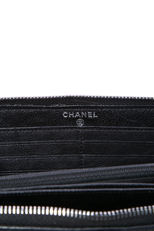 Chanel Boy L-Gusset Zip Wallet