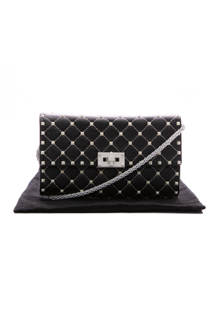 Valentino Rockstud Clutch Crossbody Bag