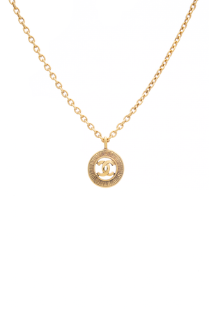 Chanel Vintage CC Round Necklace