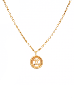 Chanel Vintage CC Round Necklace