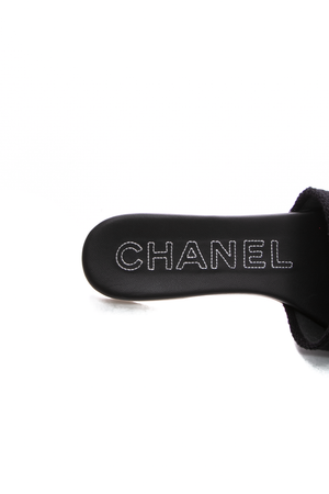 Chanel CC Slide Sandals - Size 42