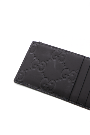 Gucci Rubber-Effect Zip Card Case