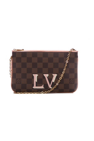 Louis Vuitton Double Zip Pochette Bag