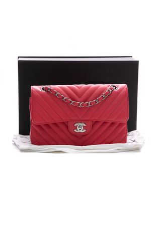 Chanel Chevron Small Double Flap Bag