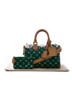 Louis Vuitton Green Speedy P9 Bandouliere 