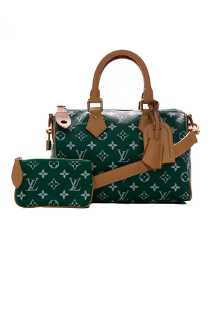 Louis Vuitton Green Speedy P9 Bandouliere 