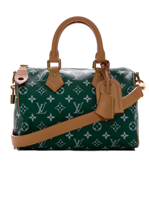 Louis Vuitton Green Speedy P9 Bandouliere v