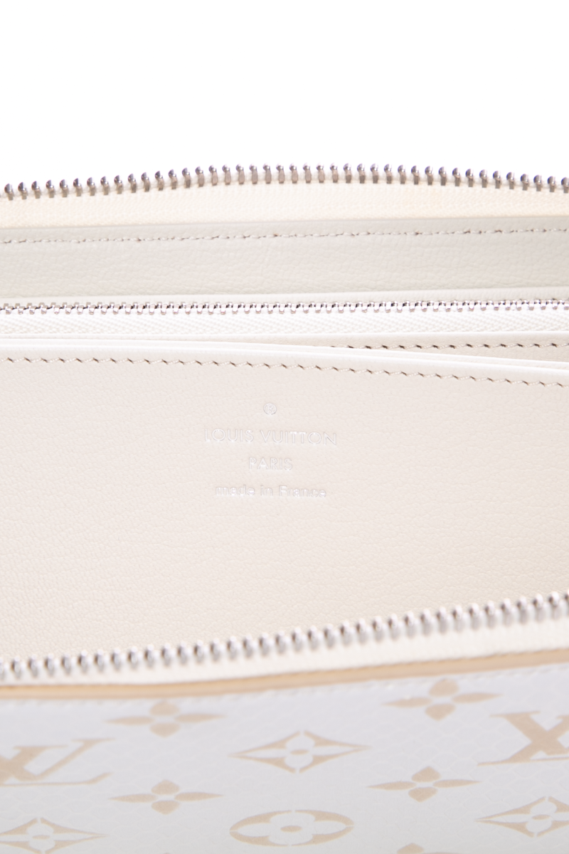 Louis Vuitton White Python Zippy Wallet 
