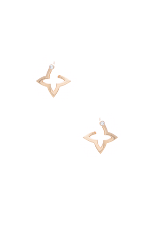 Louis Vuitton Ombre Blossom Mini Hoop Earrings