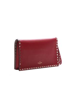 Valentino Red Rockstud Wristlet 