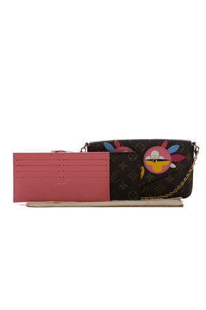 Louis Vuitton Monogram Lovely Bird Felicie Pochette Bag