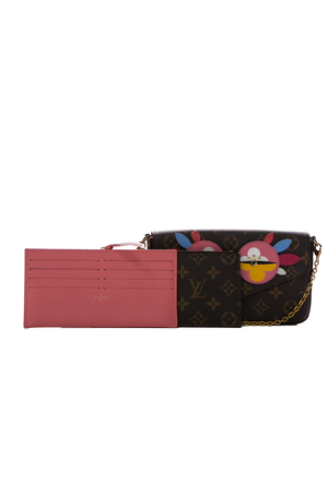 Louis Vuitton Monogram Lovely Bird Felicie Pochette Bag