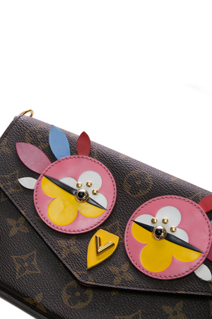 Louis Vuitton Monogram Lovely Bird Felicie Pochette Bag