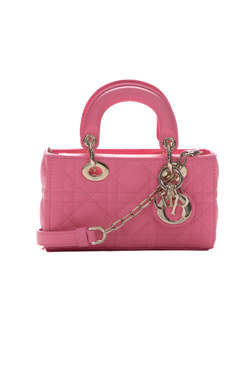 Dior Dioriviera Lady D Joy Micro Bag Candy Pink Cannage Lambskin Women