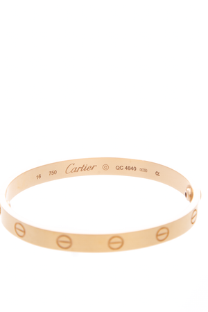 Cartier Love Bracelet - Size 16