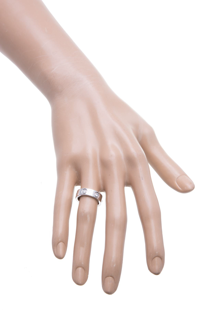 Cartier 6 Diamond Love Ring - Size 4.5 