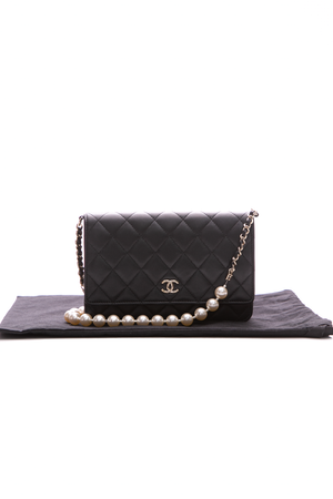 Chanel Pearl Chain Wallet on Chain Bag