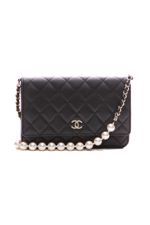 Chanel Pearl Chain Wallet on Chain Bag