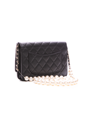 Chanel Pearl Chain Wallet on Chain Bag