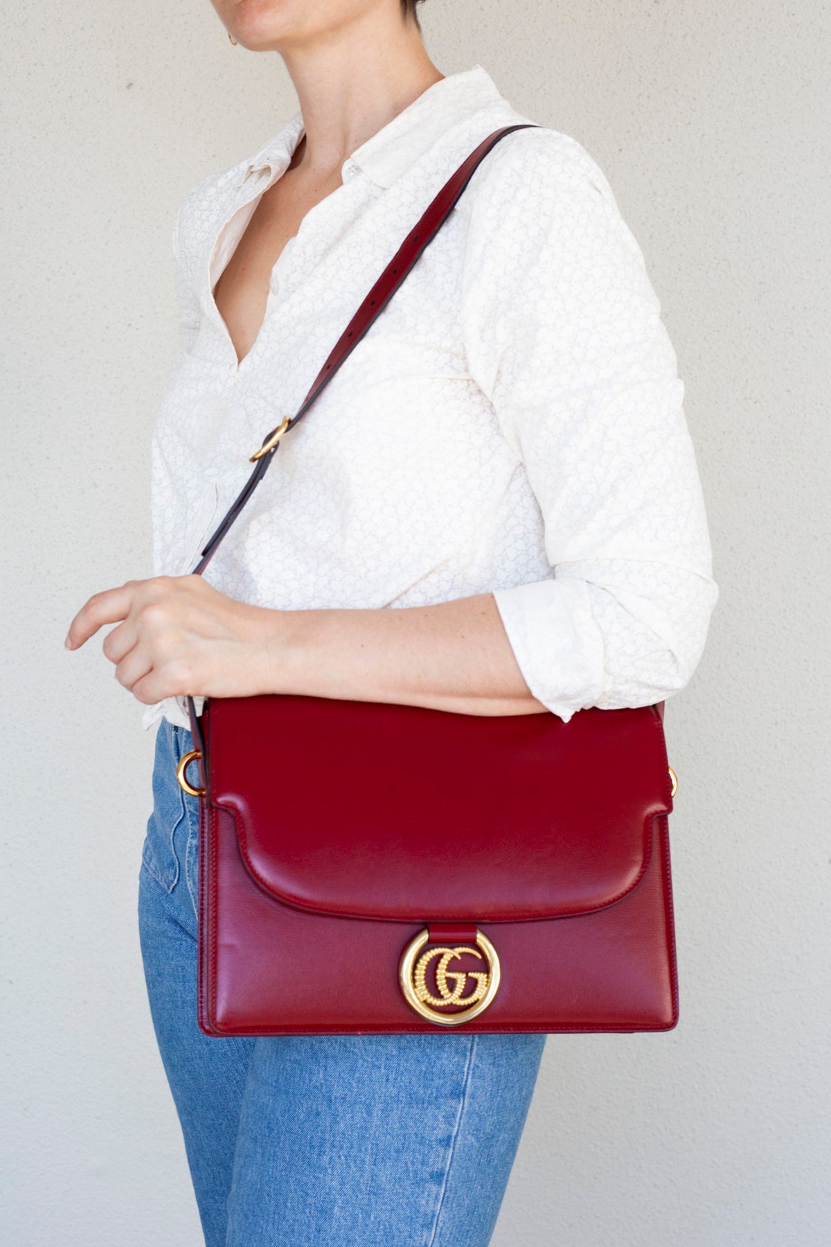 Torchon Ring Medium Flap Bag