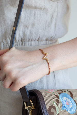 LV Volt Upside Down Play Small Cord Bracelet - Size Medium