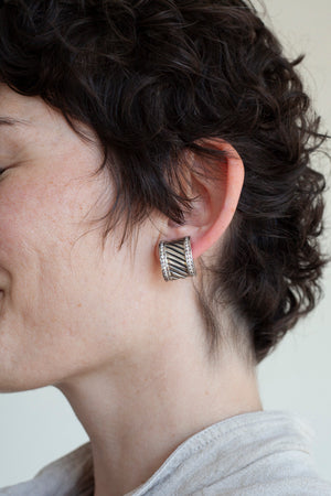 Diamond Cable Earrings