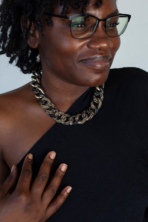 Leather Chain Necklace