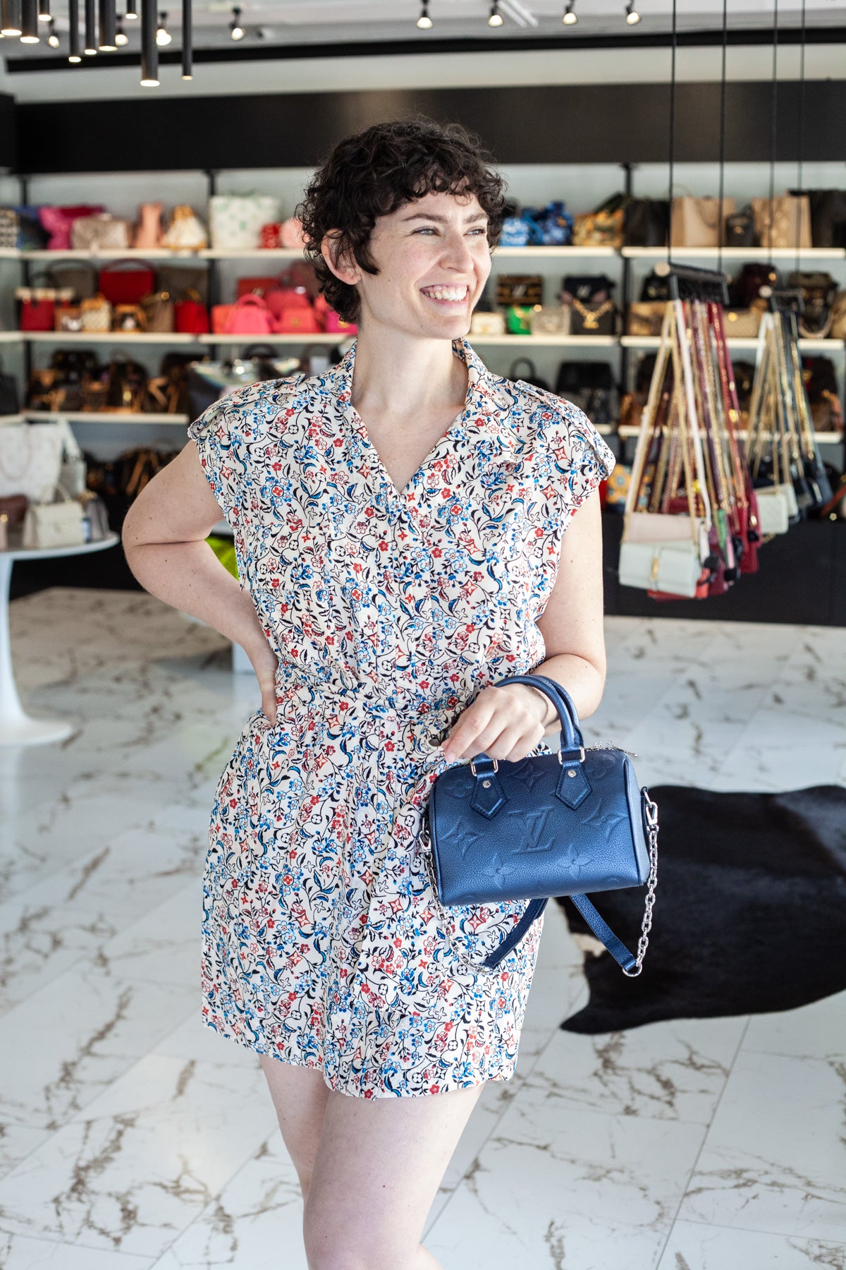 Louis-Vuitton-Floral-Shirt-Dress-Size-38-293431