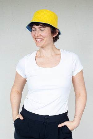 GG Reversible Bucket Hat - Size Medium