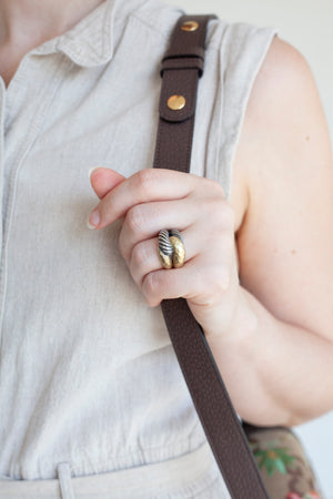 Labyrinth Interlocking Ring - Size 7.5