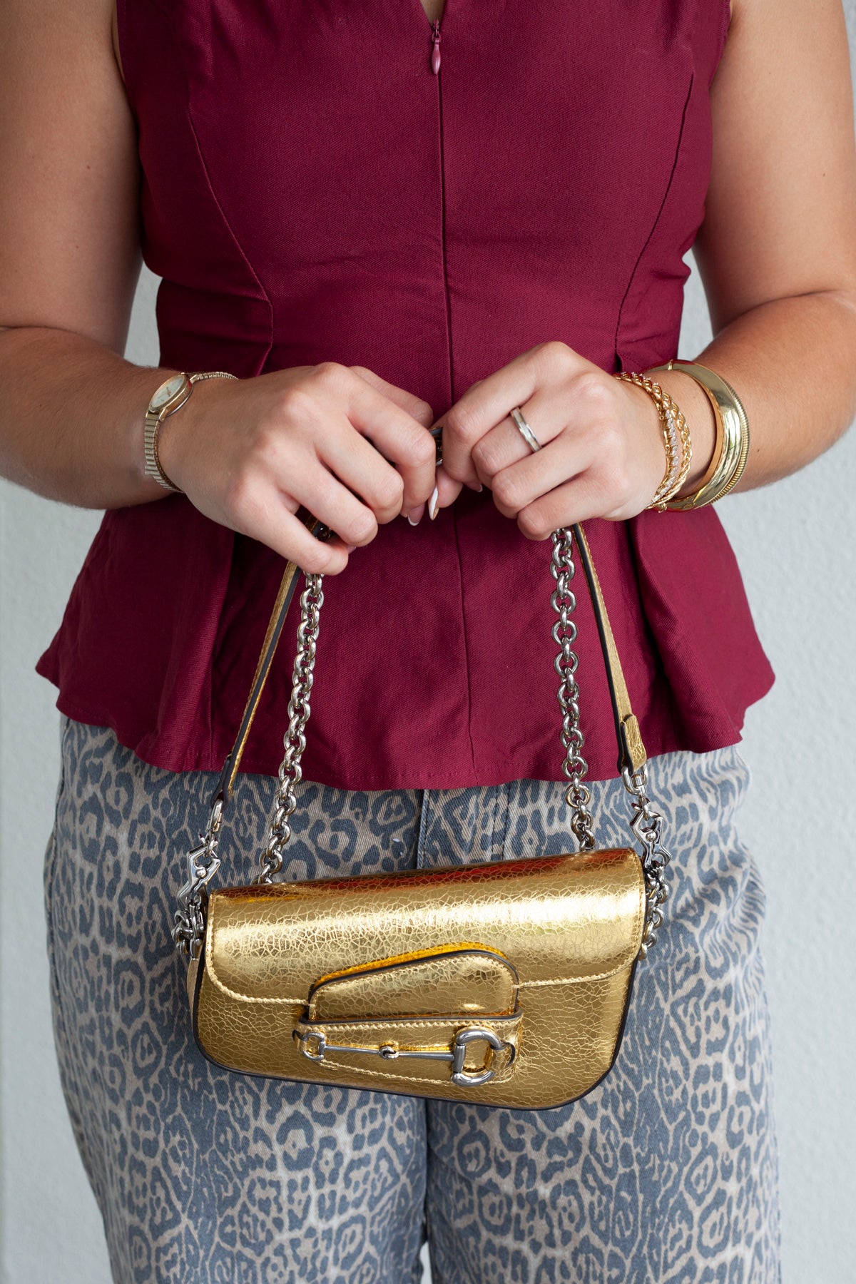 Mini Asymmetric Horsebit 1955 Bag