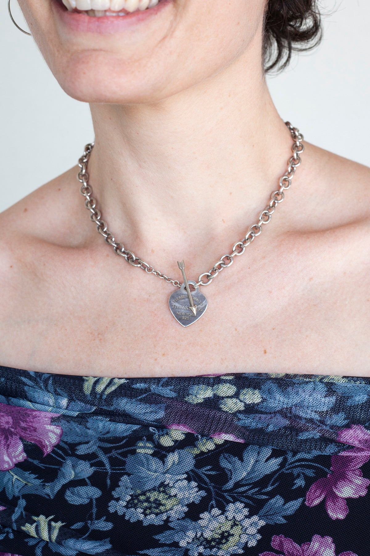 Medium Lovestruck Heart Tag Necklace