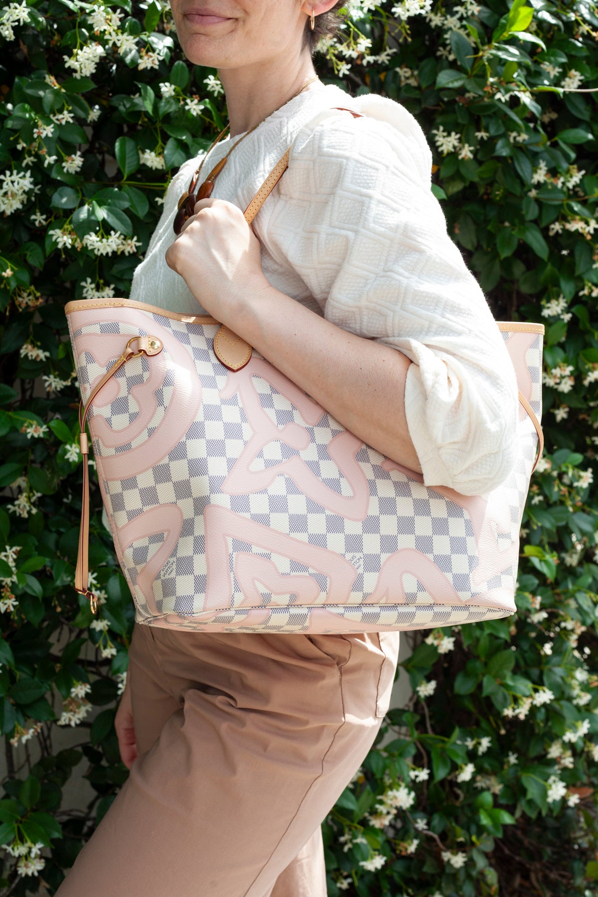 Vuitton Bag Louis Vuitton Neverfull Mm Ballerine Pink LV Neverfull 