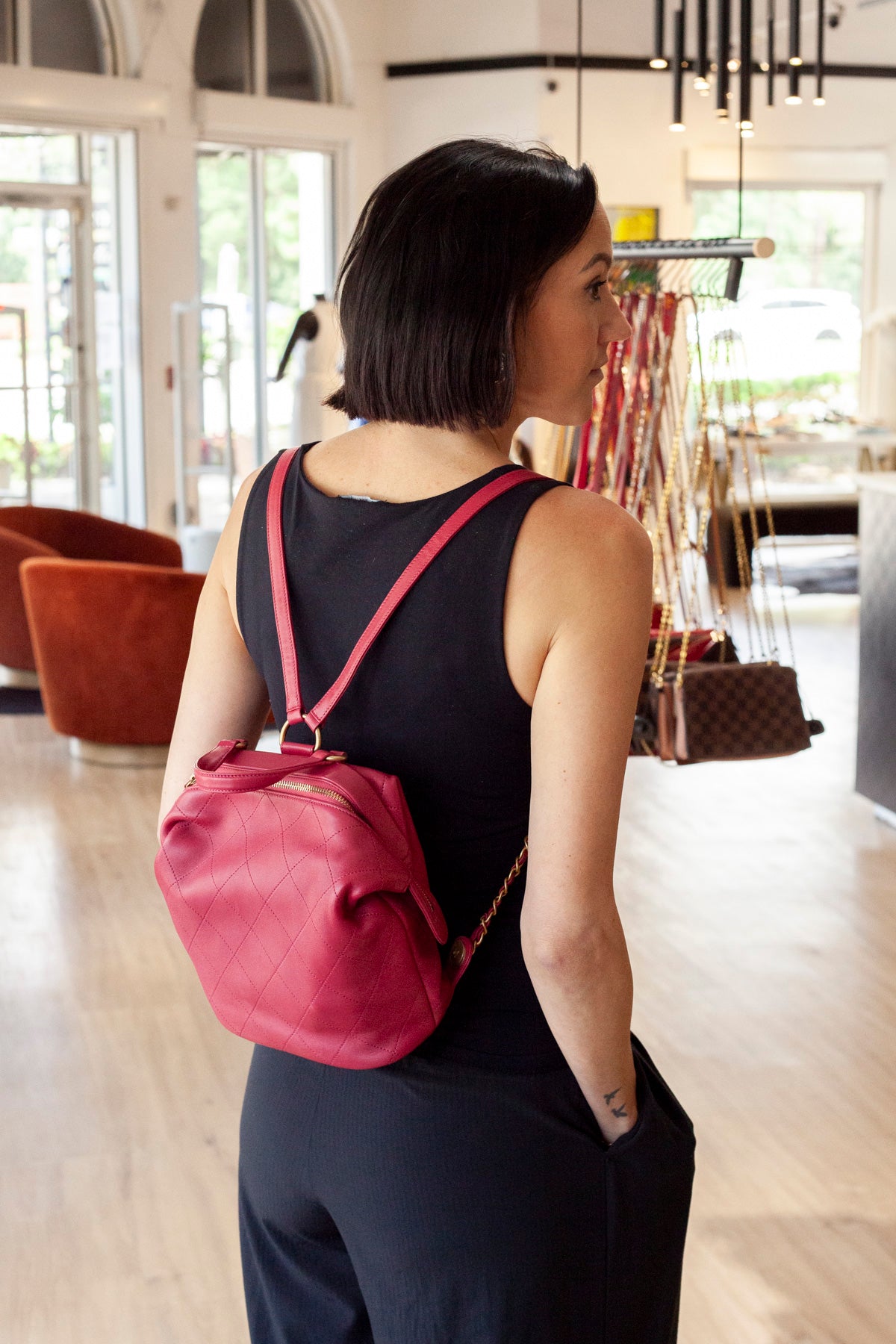 Stitched Frame Backpack