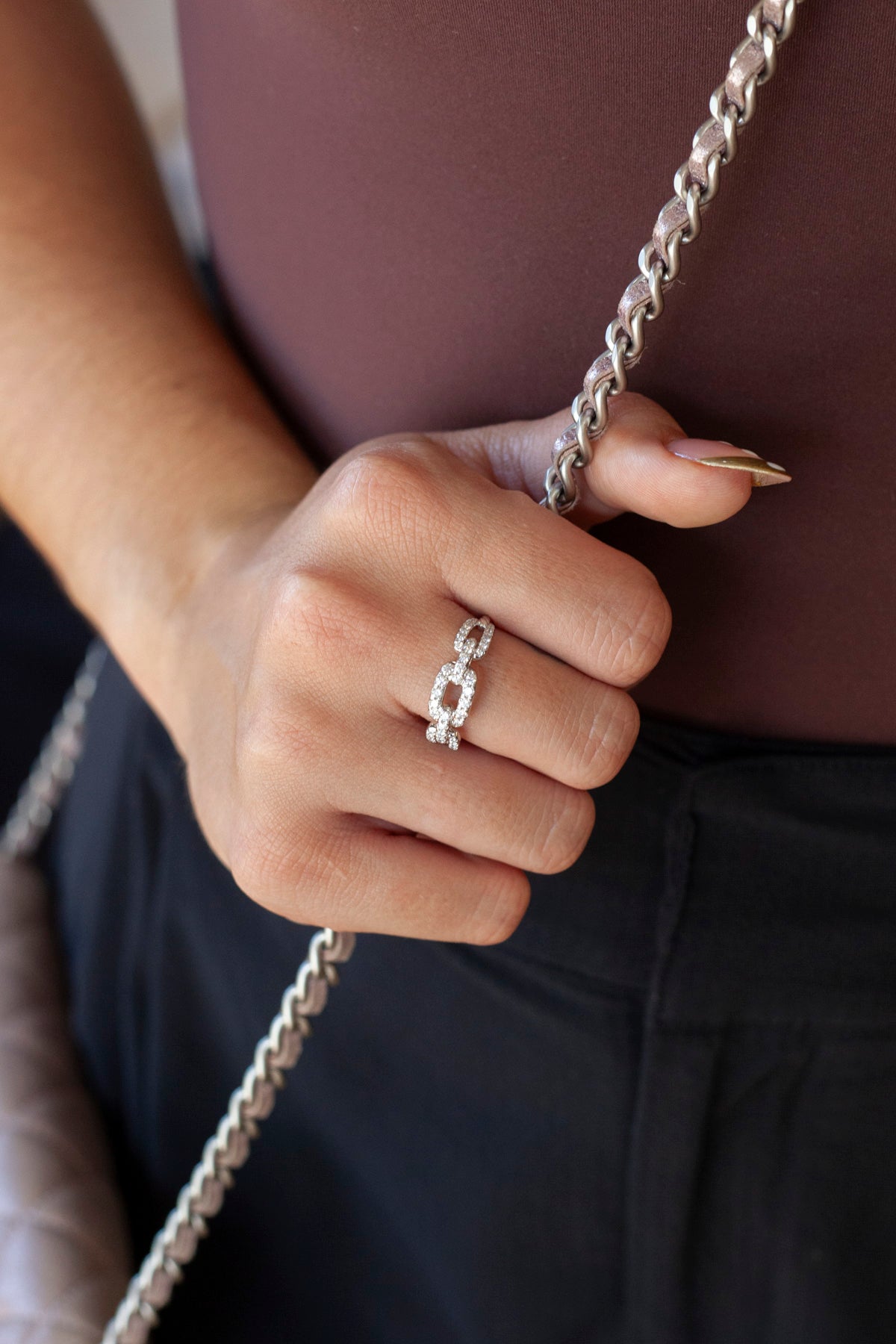 Stax Chain Link Ring - Size 8.5