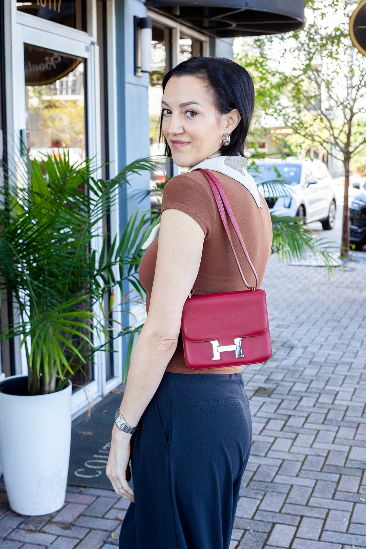 Constance 18 Rubis Mysore Leather