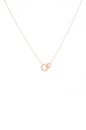 Diamond Paved Love Necklace