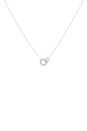 Diamond Paved Love Pendant Necklace