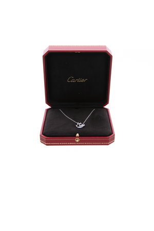 Diamond Paved Love Pendant Necklace