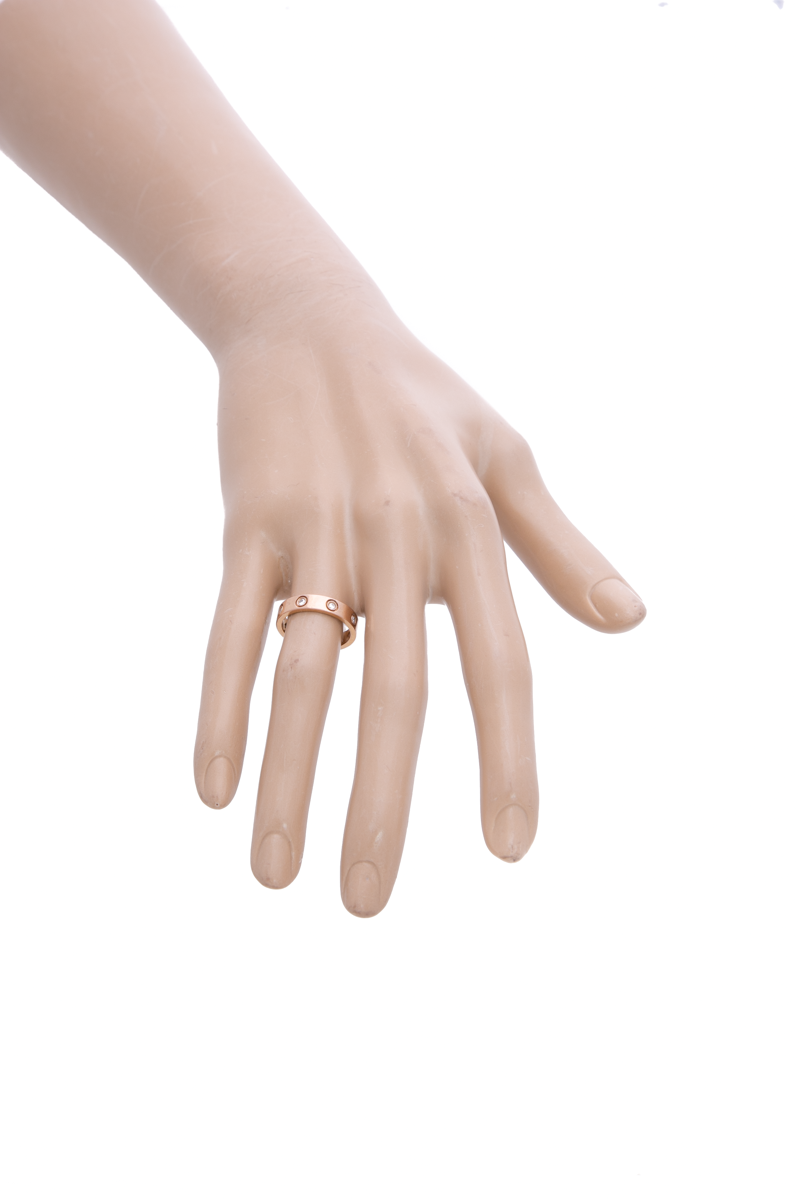 8 Diamond Small Love Ring - Size 5.75