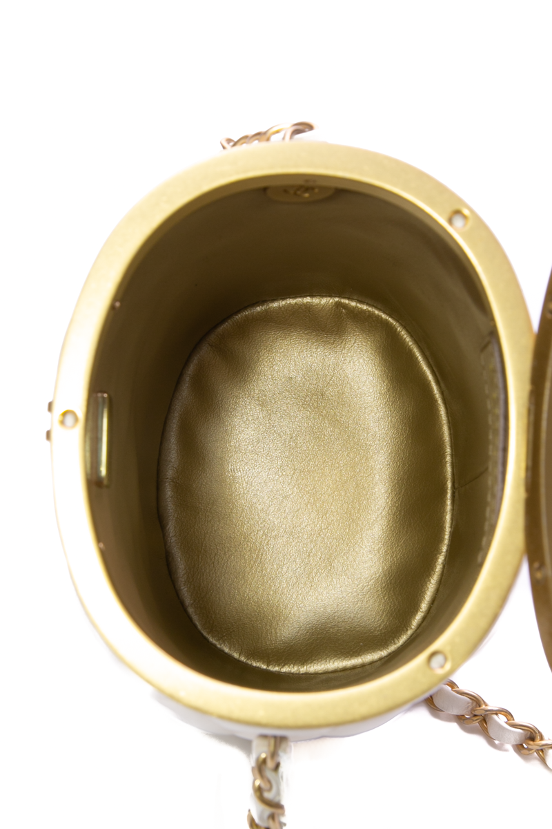 Small Vanity Crown Box Bag