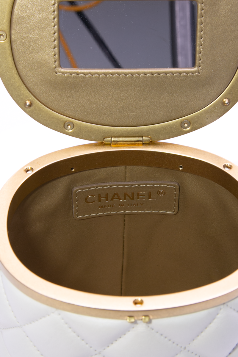 Small Vanity Crown Box Bag