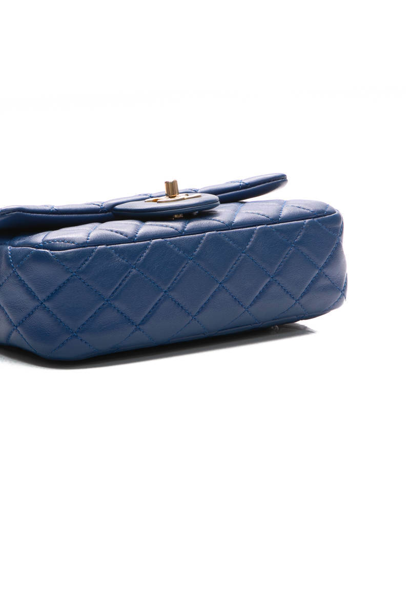 Mini Pearl Crush Rectangular Flap Bag