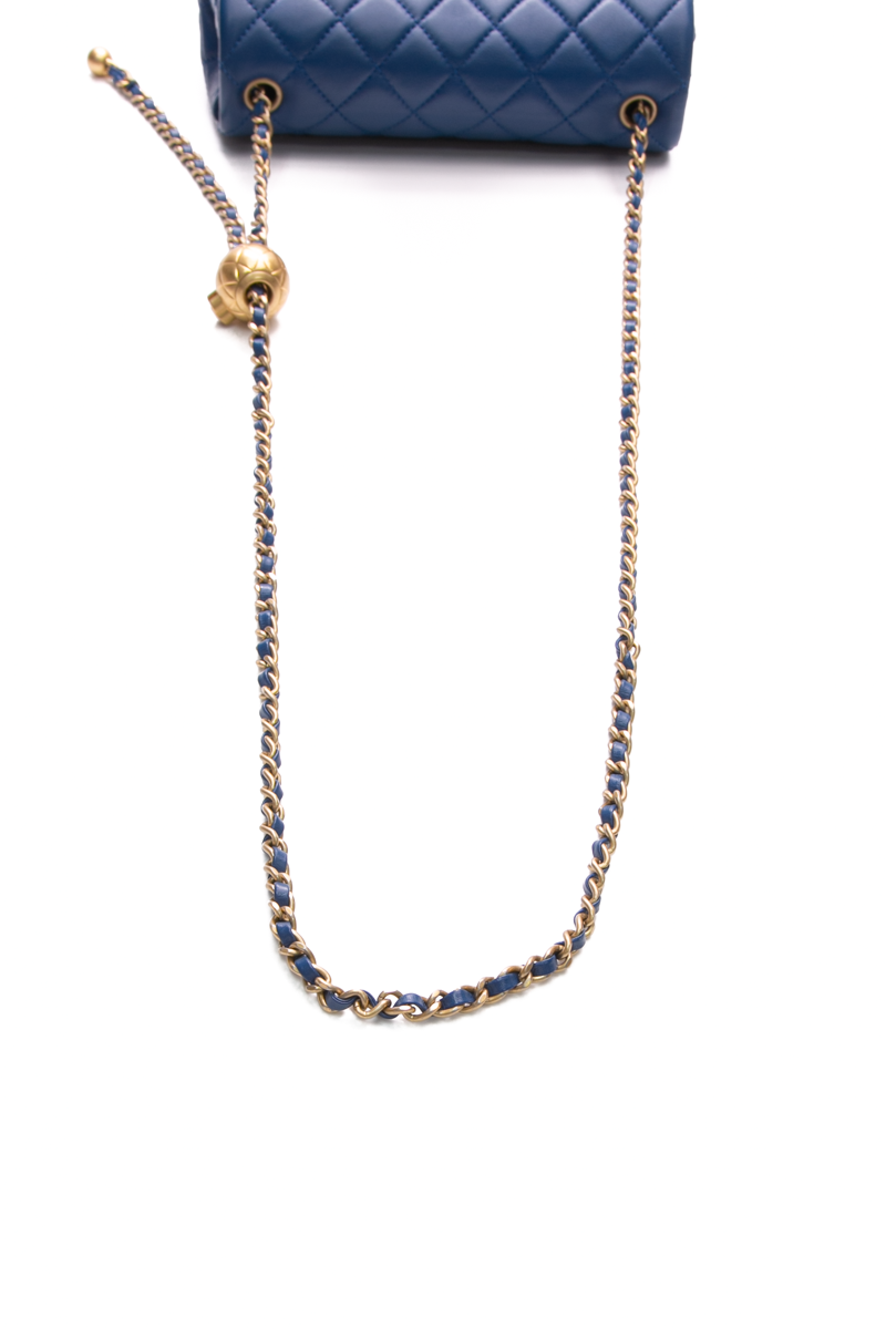 Mini Pearl Crush Rectangular Flap Bag